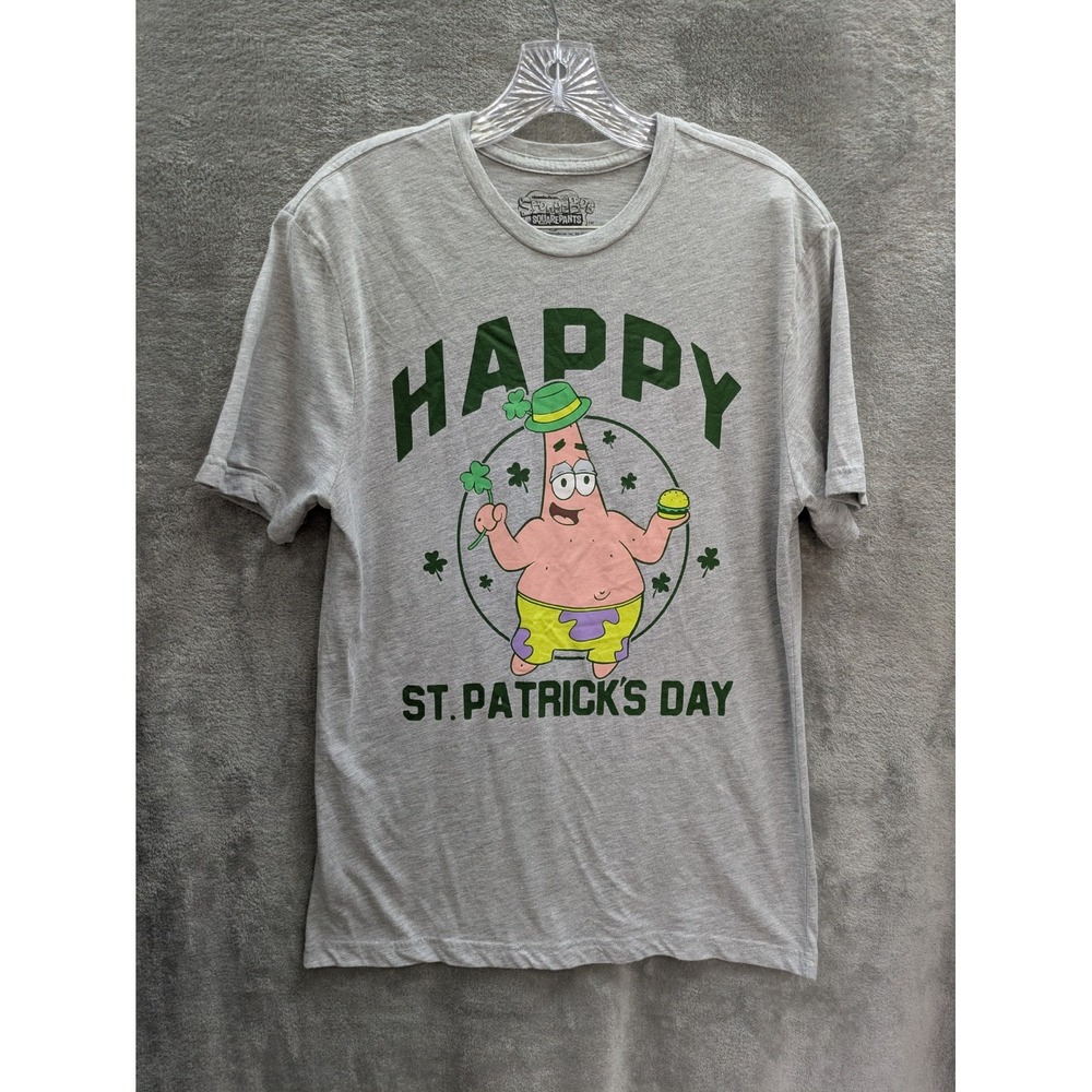 Patrick Tshirt Men's Medium 38-40 SpongeBob St‎ Patrick Day